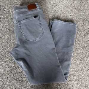 7 Diamonds Men's Light Gray Straight Jeans